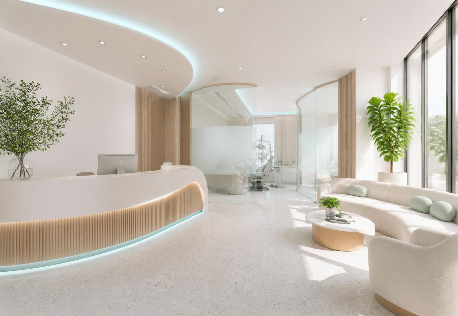 Bright modern dental and medical clinic website demo preview